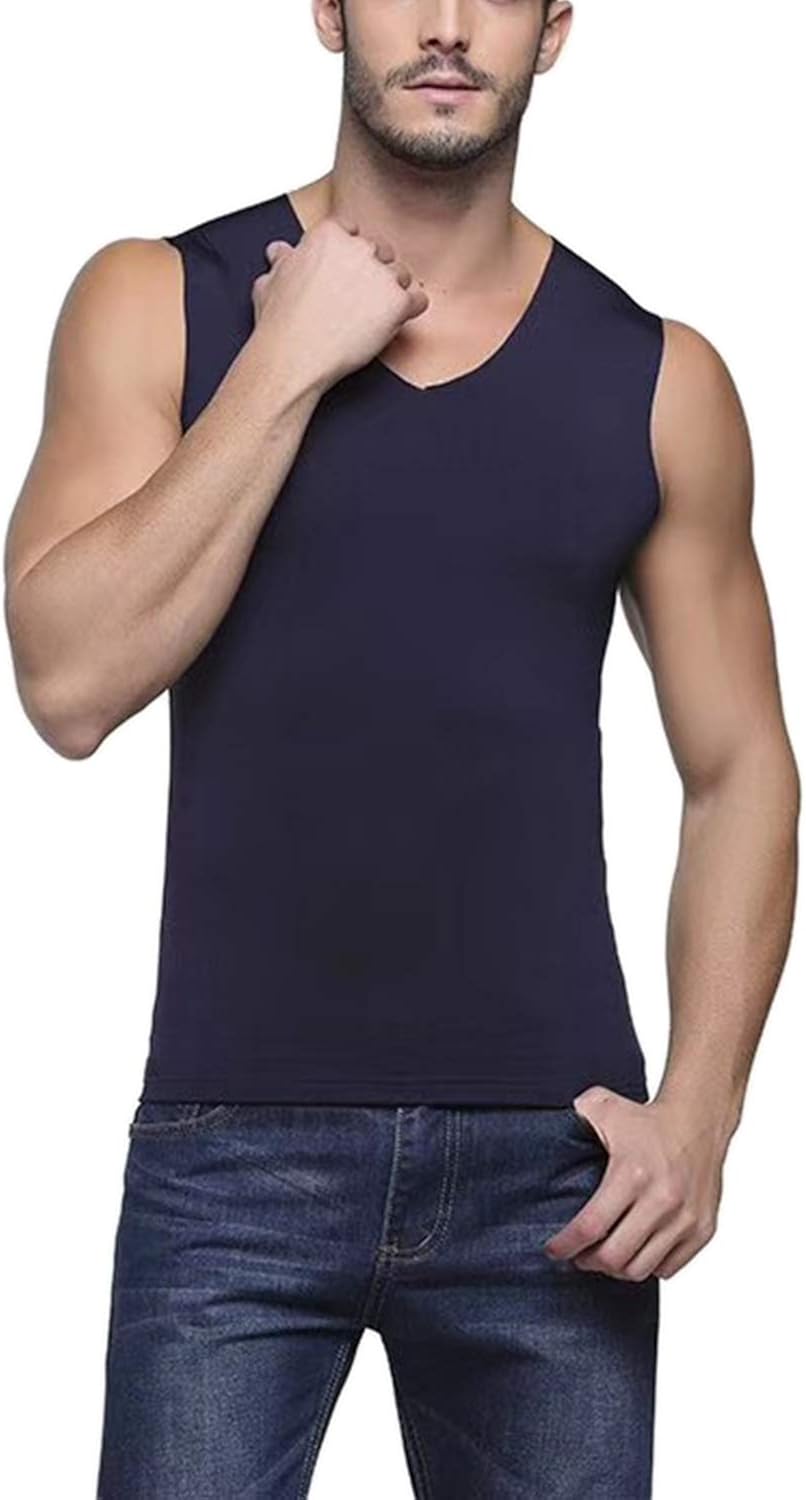 Mens Tank Top Slim Fit/Hals Atmungsaktiv, Ärmellose Hemden Amazon.de