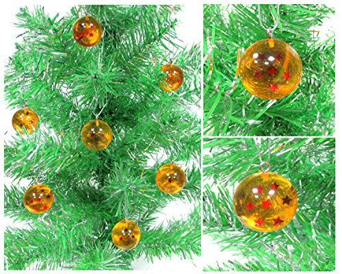 Dragon Ball Z ~ DBZ ~ Seven Piece Ornament Set Featuring the 7 Wish Granting Dragon Ball Z Spheres, Ornaments are 1