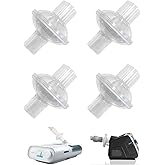Universal CPAP Inline Filter, CPAP Air Filter for ResMed AirSense 11/AirSense 10/Philips Respironics DreamStation 2, Hose Filter for CPAP Supplies, BIPAP Supplies (4)
