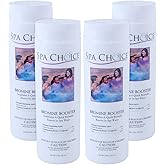 SpaChoice 2-Pounds 4-Pack Premium Bromine Booster, Sodium Bromide for Hot Tub, Made in USA