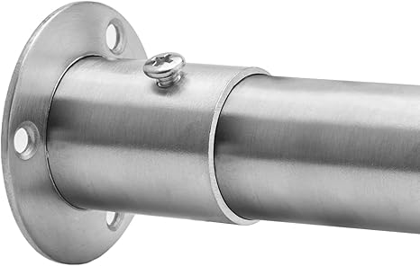 Ulifestar Stainless Steel Closet Rod Holder Shower Curtain Rod