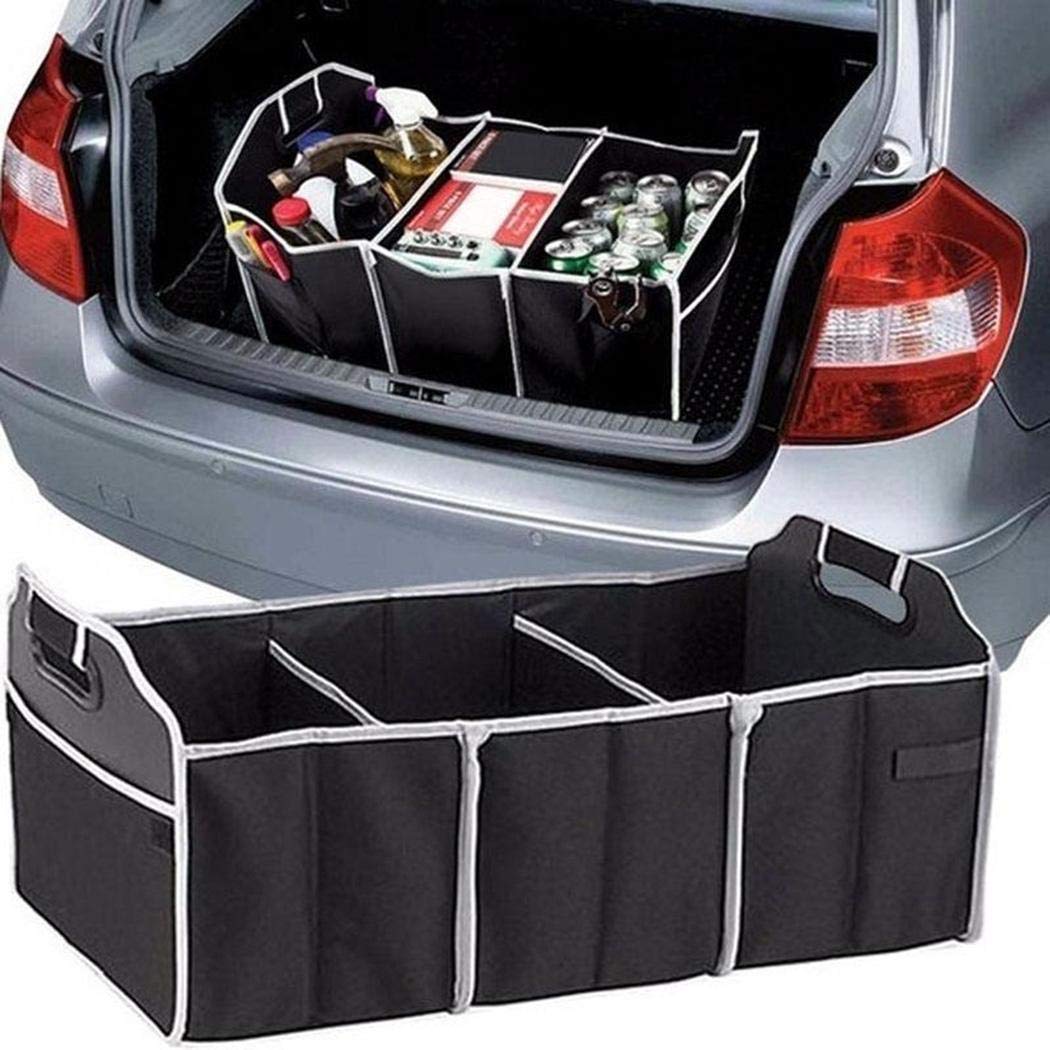 banlany Car Trunk Storage Box Durable Portable Folding Multifunctional Car Storage Box Shelf Baskets