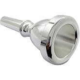Missmore Premium Silver Plated Tuba Mouthpiece Size 22- Enhance Your Performance with Superior Sound Quality and Durability