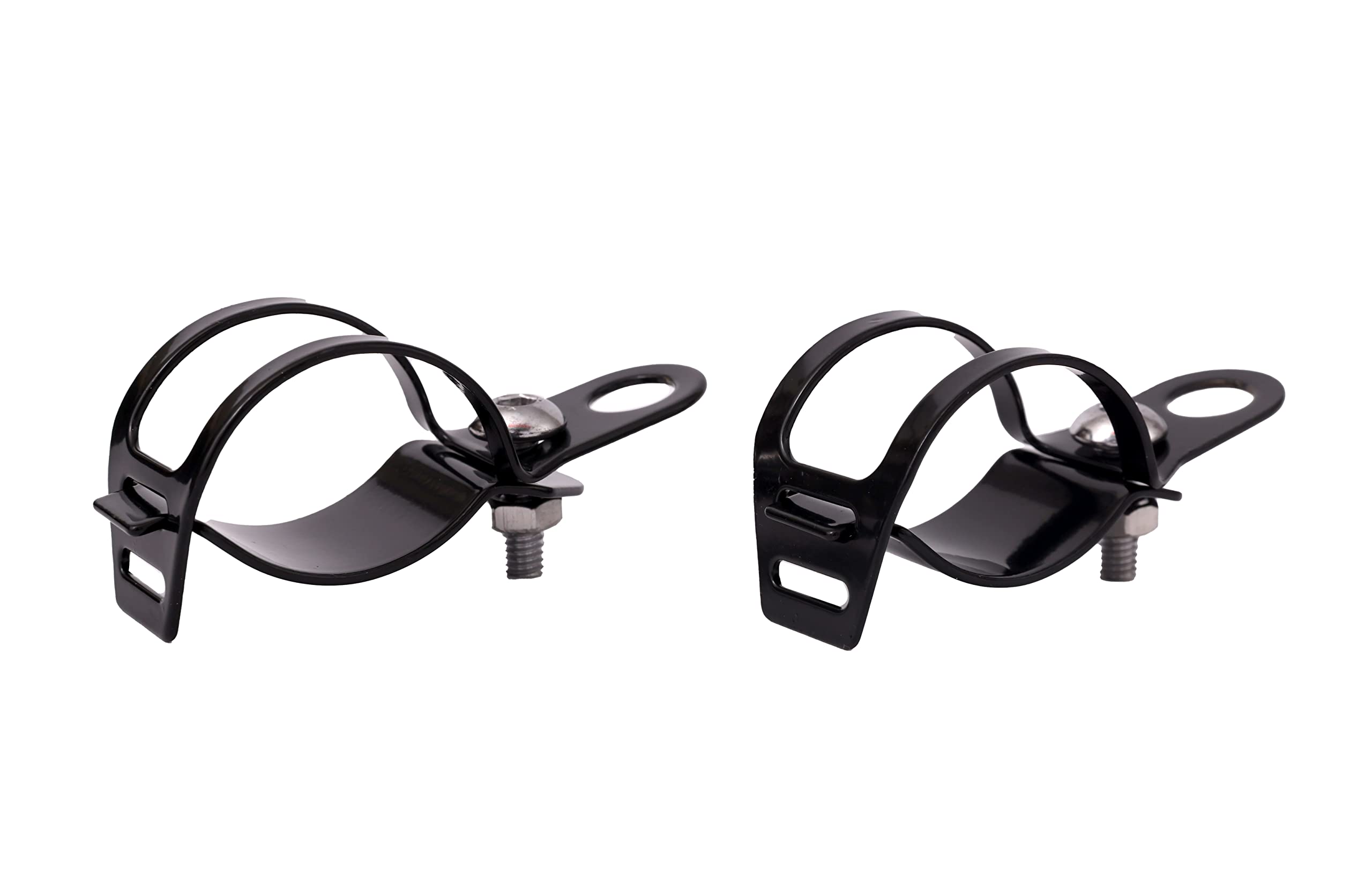 ICT Valvetronix Headlight Brackets Black Motorcycle Bike 30-38 mm Fork Mounting Indicator Bracket Lamp Holder Clamp