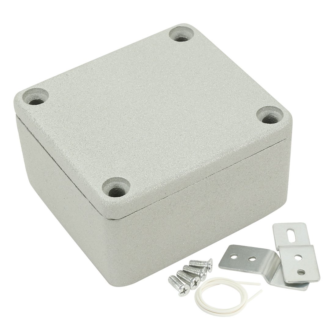Scatola di Progetto Elettronica Impermeabile per Alimentazione di Custodia Esterna, Custodia in Alluminio per Custodia per Strumenti PCB per Circuiti Stampati, 40 X 110 X 100 Mm