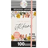 The Happy Planner Sticker Pack for Calendars, Journals and Projects –Multi-Color, Easy Peel – Scrapbook Accessories – Flowers