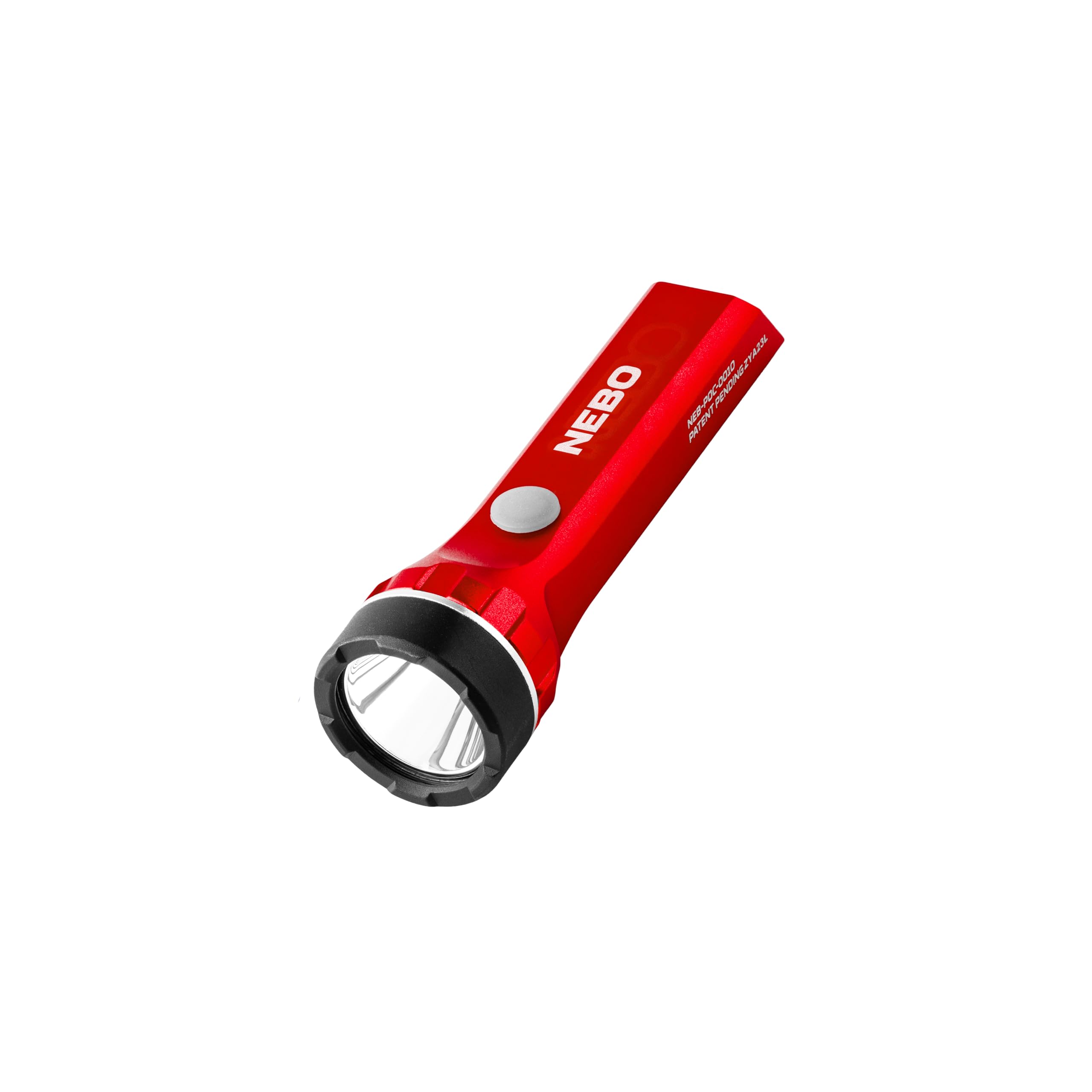NEBO Luxtreme Nano – 420 Lumen USB‑C Rechargeable Pocket Flashlight, 300m Beam, 5 Modes (Turbo/High/Medium/Low/Strobe), Aircraft‑Grade Aluminium, IPX6 Water‑Resistant, Keyring Loop, 36g Red