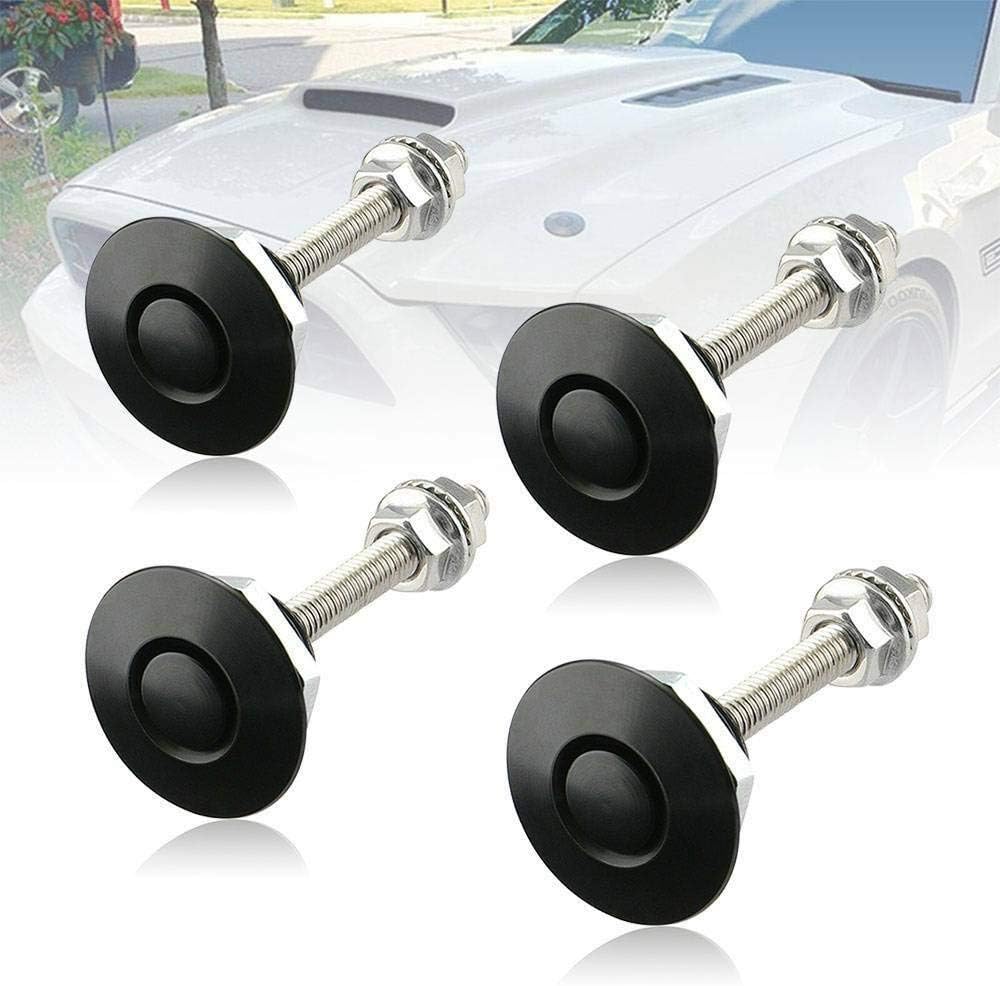 Quick Release Push Button Hood Pins Lock Clip Car