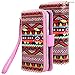 Galaxy S7 Edge Case, E LV Galaxy S7 Edge - 2IN1 ( CASE CUM PURSE) PU Leather flip Wallet Bag Pouch Case Cover For Samsung Galaxy S7 Edge - [TRIBAL]