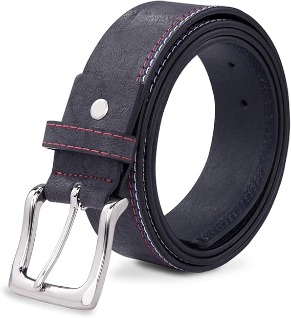 Amazon Homemiyn メンズベルト 革ベルト ビジネス 紳士ベルト 大きいサイズ 箱付き 幅3 8ｘ長さ115cm ウェストmax 107cm ネイビー ベルト 通販