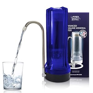 Countertop Drinking Water Filter - Alkaline (Blue)