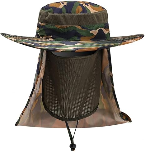 Amazon Co Jp Saikogoods 360度迷彩屋外帽子メンズ夏の太陽帽子男性防水uv漁師釣りキャップ男性夏帽子 ホーム キッチン