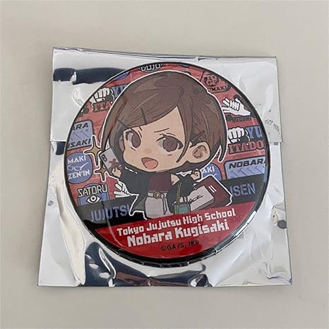 Amazon 呪術廻戦 アニメガ ソフマップ 休日ver ホログラム缶バッジ 釘崎野薔薇 アイドル 芸能人グッズ 通販