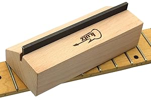 iLuiz 35/90 Degree Fret End Beveling File 2 in 1 Guitar Bass Fret End Dressing Fret Crowning End Bevel File Luthier Tools With 600 1000 Grit Sandpaper