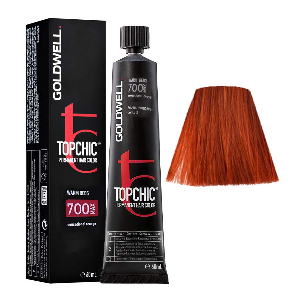 Goldwell Topchic TB Permanent Hair Colour, 7Oo Sensational Orange, 60 ml
