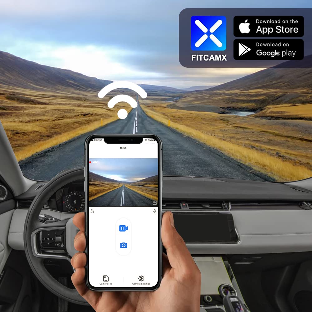 Live Cam Rover Mua Fitcamx 4K Dual Dash Cam Compatible with Land Rover Range Rover ...