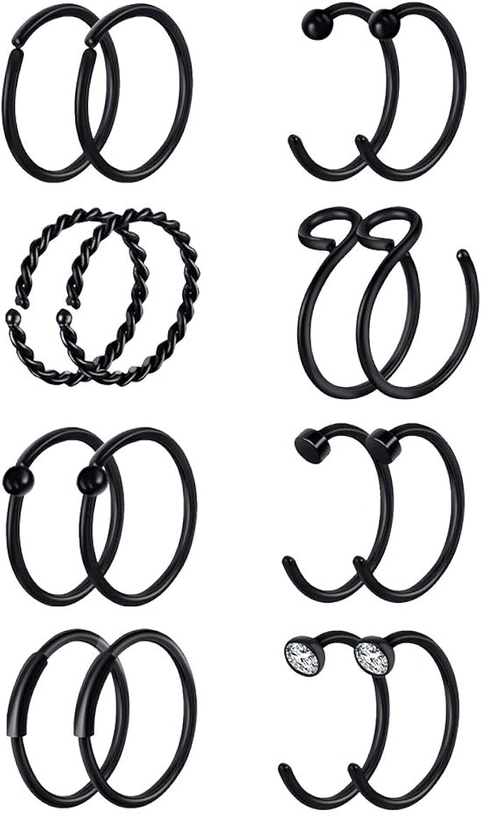 fake nose ring hoop walmart