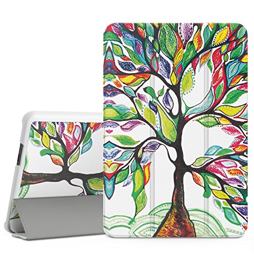 Verizon ASUS ZenPad Z8 / ZenPad 3 8.0 Case, MoKo Ultra Compact Slim Lightweight Smart Shell Stand Cover Case, with Auto Wake / Sleep for ASUS ZenPad Z8 (ZT581KL) 7.9" Tablet 2016 Release, Lucky Tree