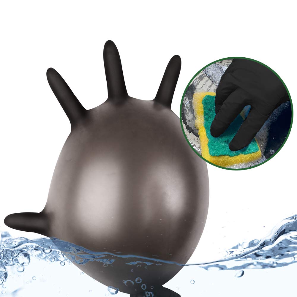 Keoely Nitrile Disposable Gloves Pack of 100, Latex Free Safety Working Gloves for Food Handle or Industrial Use