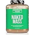 Naked Mass - Chocolate Vegan Weight Gainer - 8Lb Bulk, GMO Free, Gluten Free, Soy Free & Dairy Free. No Artificial Ingredients - 1,280 Calories - 11 Servings