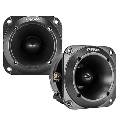 PRV AUDIO TW350Ti-4 Car Audio Bullet Tweeters - 240 Watts, 3x3 Inch Titanium Tweeters for Car Audio - Easy to Mount (Pair)