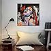 Visual Art Decor Abstract Sexy Woman Portrait Painting Printed on Canvas Home Wall Decoration Art Framed Picture Artwork Ready to Hang (01 sexy woman, 24