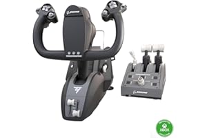 Thrustmaster TCA Yoke PACK Boeing Edition – Yoke & Quadrant Bundle for Xbox Series X|S & PC – Realistic Flight Simulator Cont