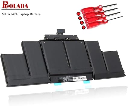 Amazon Com A1494 Laptop Battery Replacement For Macbook Pro 15
