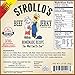 Strollo's Beef Jerky-Hot Garlic 12 Pack-1.5oz a Pack-Low Sodium, Low Sugar, Low Carb, Keto Diet Friendly-Made with All Natural USA Beef,USDA Certified