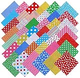 Windham BASIC BRIGHTS Precut 5-inch Charm Pack Cotton Fabric Quilting Squares Assortment Baum Polka Dots