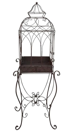 Cage à Oiseaux 120cm Métal Décoration Style Antique Amazon