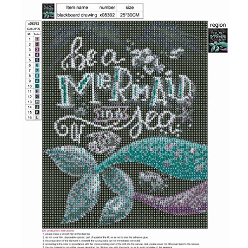 1 TWBB+Diamond+Painting+Mermaid+Embroidery