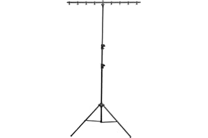 CHAUVET DJ CH06 Lightweight Lighting Stand w/T-Bar (50lb Capacity)