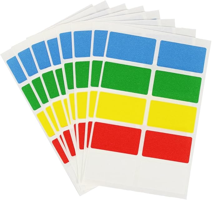 comfour® 80 pieces freezer labels set in 5 colors selfadhesive 3.
