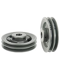 QWORK Double Groove Web Sheaves, 5.75"OD 1" Bore