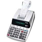 Canon MP25DV-3 Desktop Printing Calculator | Currency Conversion, Clock and Calendar