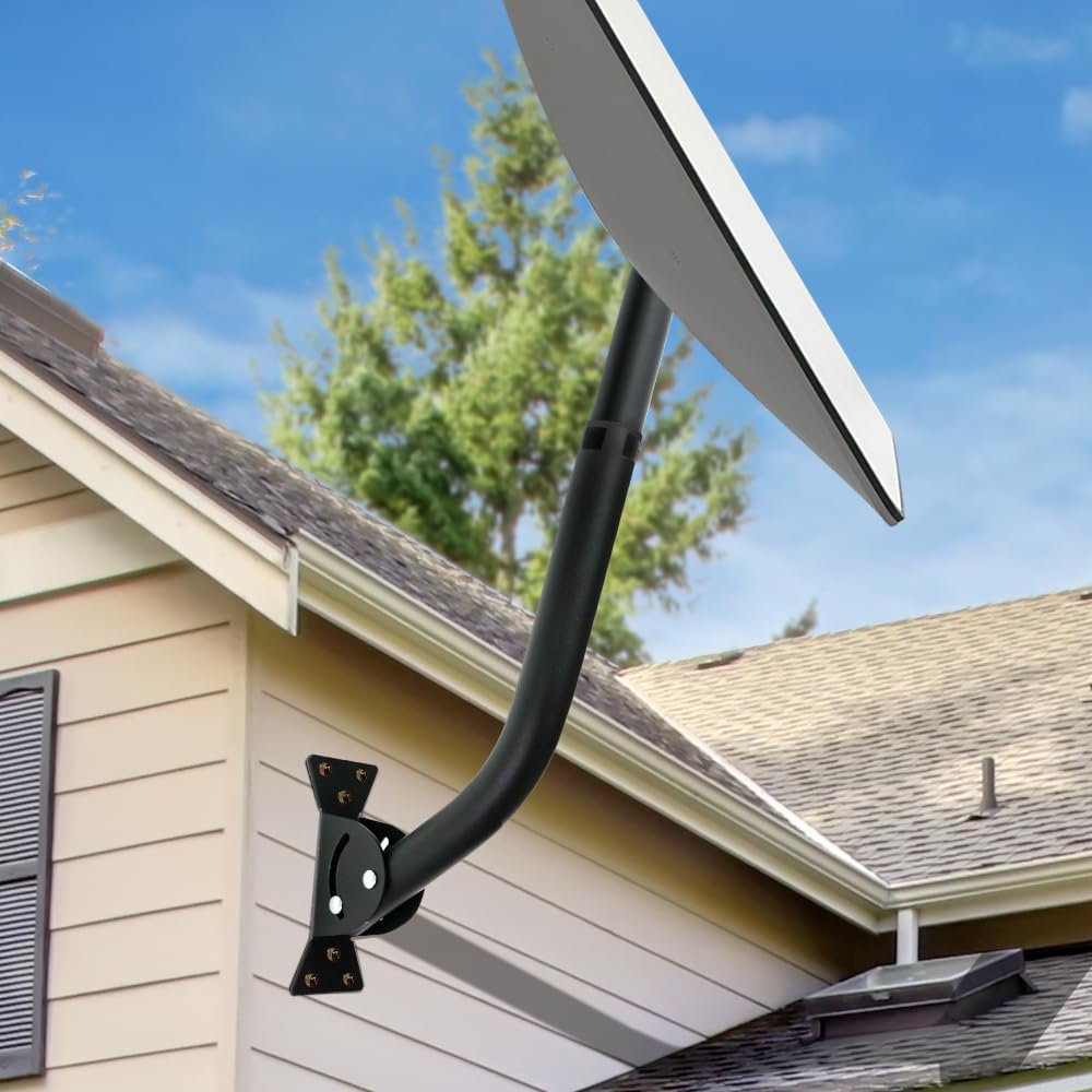 Photo 1 of Allmaybe Adjustable Starlink Mounting Kit for Starlink Dishy Mast Starlink V2 Satellite Internet Installation Kit Accessories