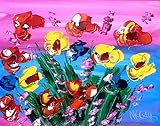 FLOWERS Original Paintings Artwork New York
