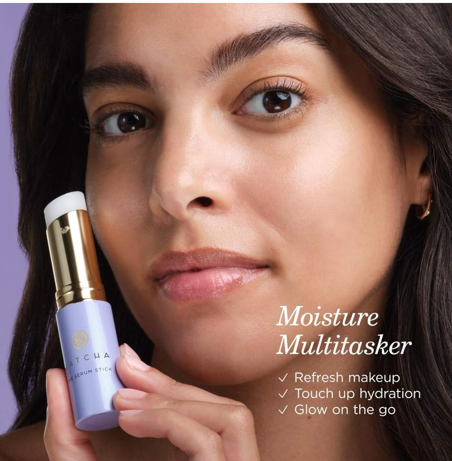 TATCHA The Serum Stick | Smooth Dry Fine Lines Instantly, Face & Eye Brightener Stick 8 G | 0.28 oz