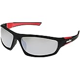 Ironman Dextro Wrap-Around Sport Sunglasses for Men, Black, 65mm