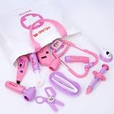 MELAND Doctors Set for Kids 24pc Vet Doctor Kit with Dress Up Costume view 9