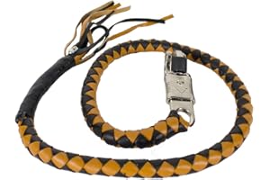 DREAM APPAREL Black & Brown Get Back Whip For Motorcycles