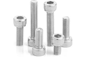 10Pcs M5*15 Stainless Bike Water Bottle Cage Bolts Holder Hex Socket Screws Durable Processing