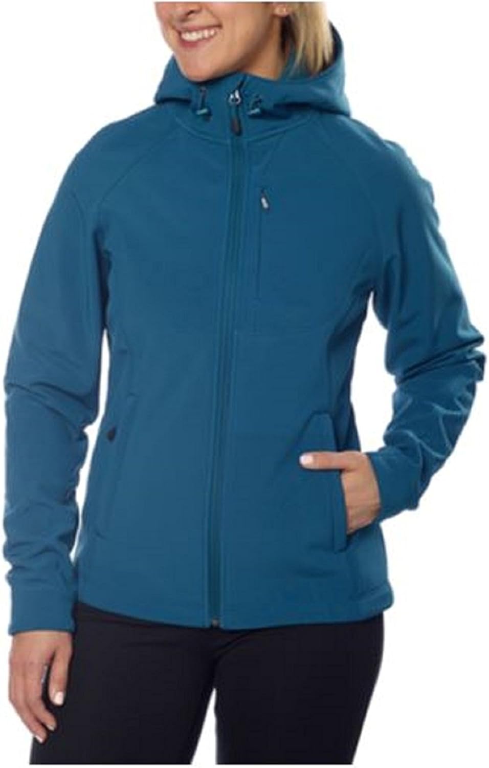 Kirkland Signature Softshell Womens Jacket, 4 Way Stretch, Hooded