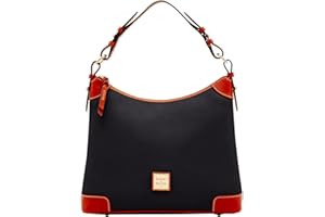 Dooney & Bourke Women's Hobo Shoulder Bag in Pebble Grain Leather, Large Handbag with Adjustable Shoulder Strap