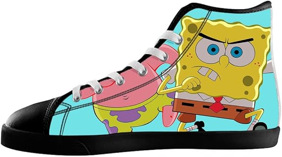 High Top SpongeBob Squarepants Design Custom