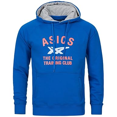 felpa asics blu