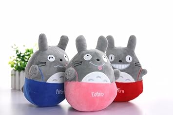 Chocozone 20cm Totoro Plush Stuffed Toy for Kids Birthday Gift - 1pc Yellow Color