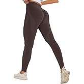 SEASUM Scrunch Butt Lifting Leggings for Women Seamless Workout High Waisted Tummy Control Gym Yoga Pants