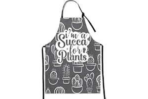 InnoBeta Gardening Gifts for Men, Gardening Apron for Gardening Lovers, Gardeners, Plant Lovers, Women, Apron with Pockets - I‘m A Succa for Plants